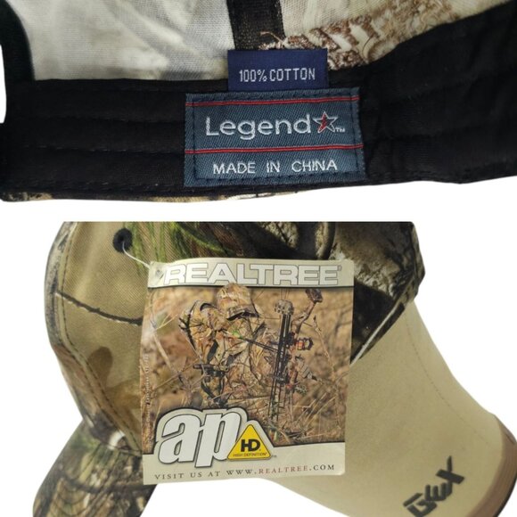 Realtree AP HD Camo Strapback Cap Trucker Hunting Hat American Pipe Supply NEW - Picture 8 of 14